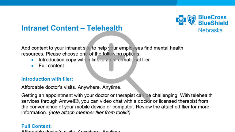 Intranet Content