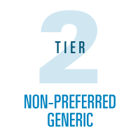 Pharmacy Tier 2 Non-Preferred Generic