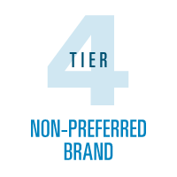 Pharmacy Tier 4 Non-Preferred Brand