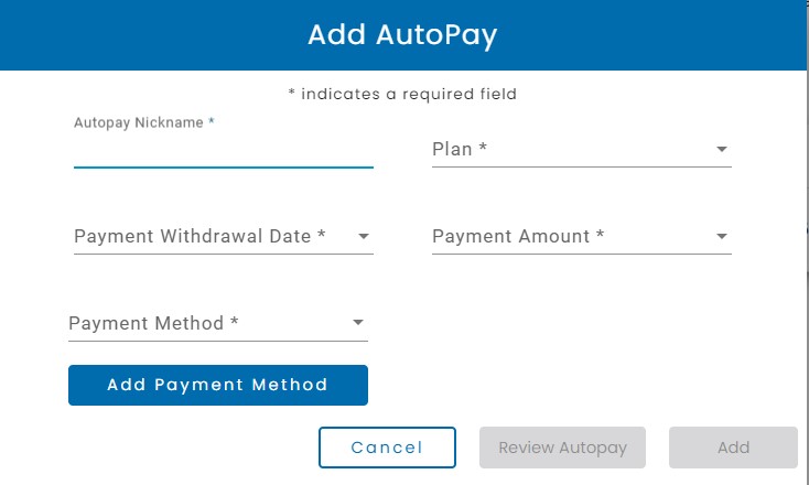 AutoPay Method
